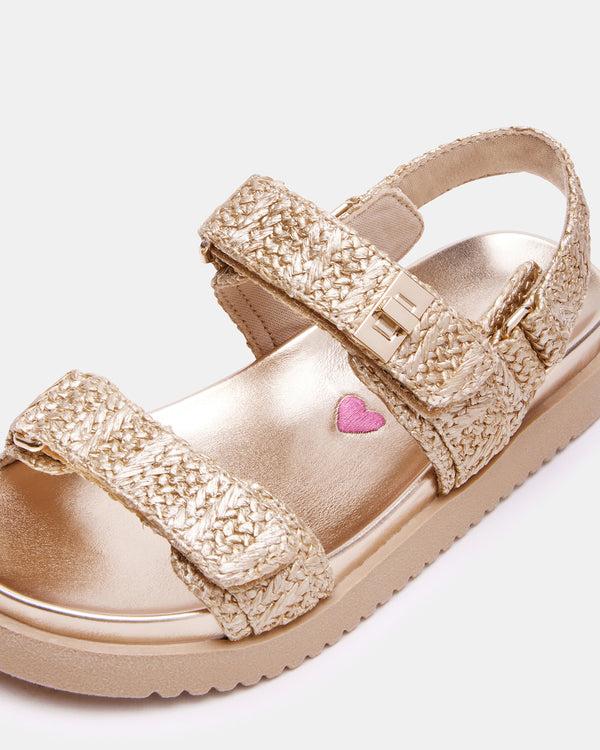 Steve Madden Kids' Mona Gold Multi KIDS'MONA KIDS' SHOES