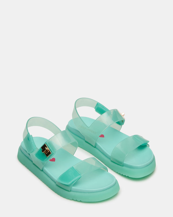 Steve Madden Kids' Mona Jelly Mint KIDS'MONAJELLY KIDS' SHOES