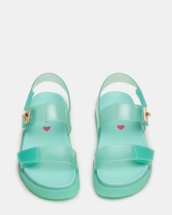 Steve Madden Kids' Mona Jelly Mint KIDS'MONAJELLY KIDS' SHOES