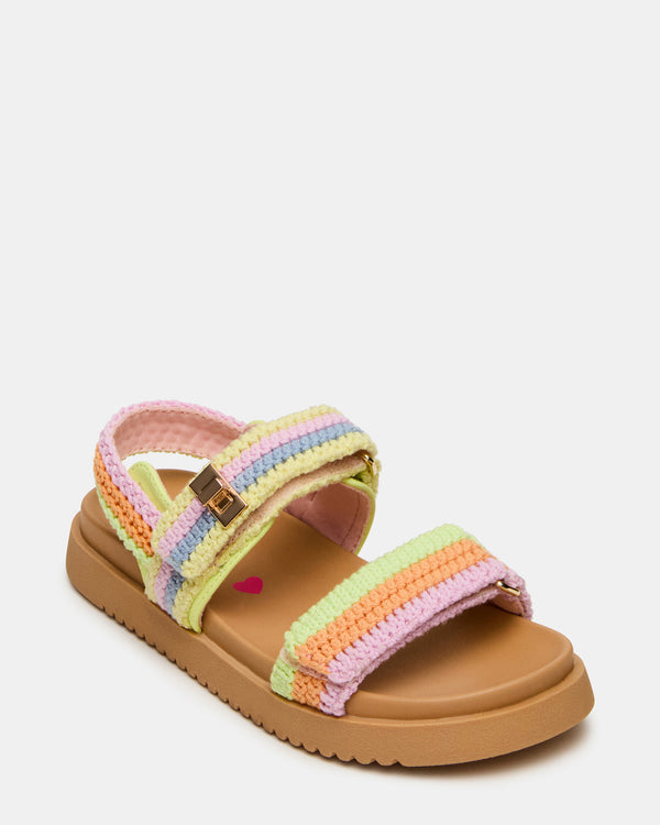 Steve Madden Kids' Mona Pastel Multi KIDS'MONA KIDS' SHOES