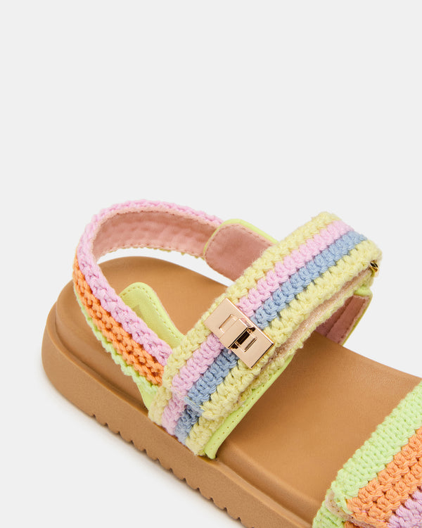 Steve Madden Kids' Mona Pastel Multi KIDS'MONA KIDS' SHOES