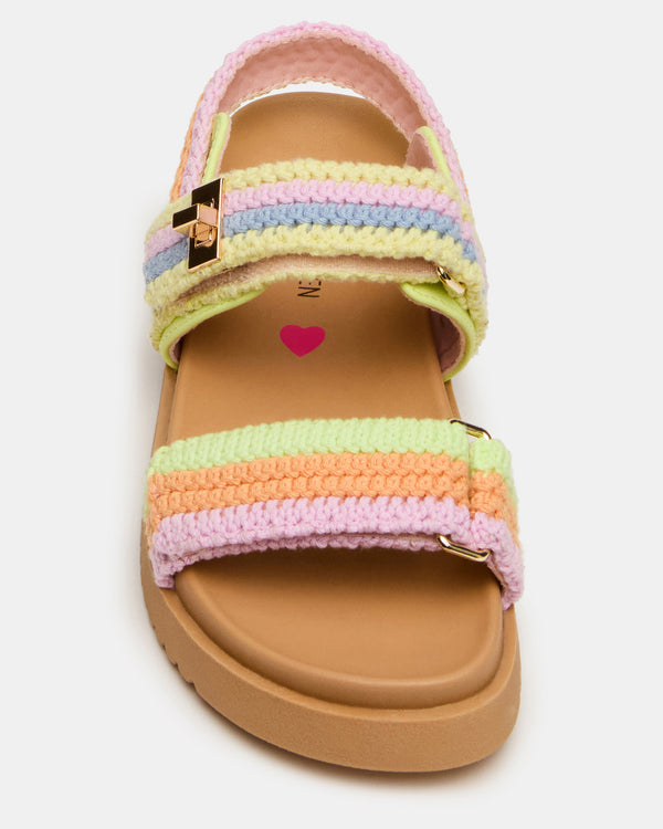 Steve Madden Kids' Mona Pastel Multi KIDS'MONA KIDS' SHOES