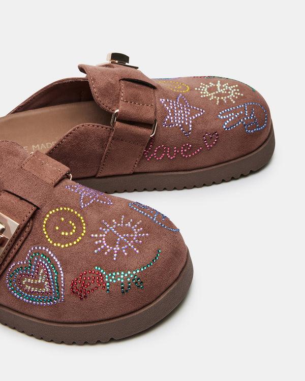 Steve Madden Kids' Moneyy Brown Rhinestones KIDS'MONEYYRHINESTONES KIDS' SHOES