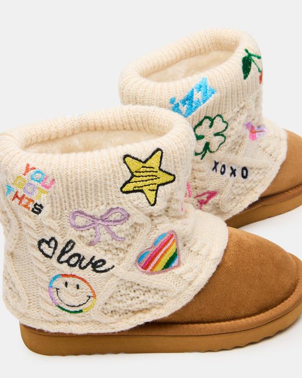 Steve Madden Kids' Swayy Cognac Multi KIDS'SWAYYCOGNACMULTI KIDS' SHOES