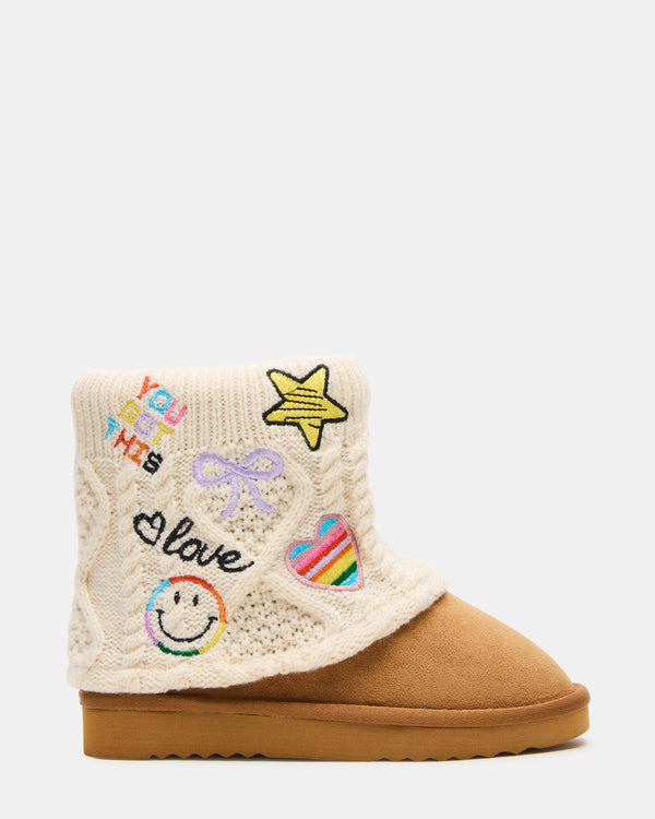 Steve Madden Kids' Swayy Cognac Multi KIDS'SWAYYCOGNACMULTI KIDS' SHOES