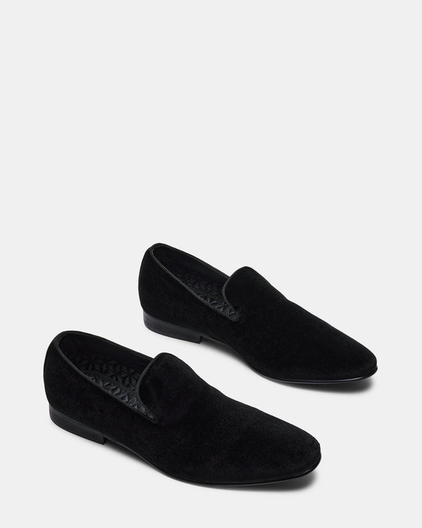 Steve Madden Laight Black Velvet LAIGHT MEN'S SHOES