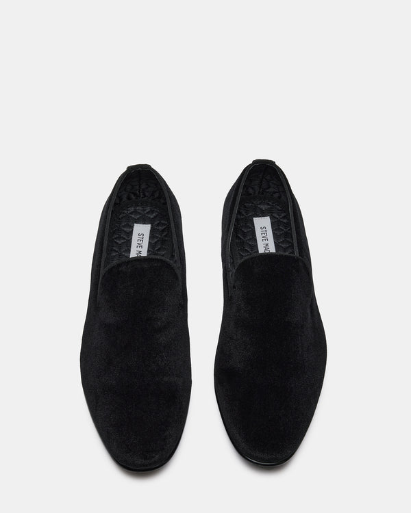 Steve Madden Laight Black Velvet LAIGHT MEN'S SHOES