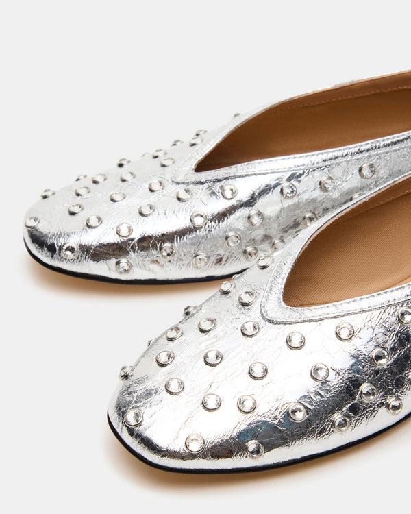 Steve Madden Leni Silver Rhinestones LENIRHINESTONES