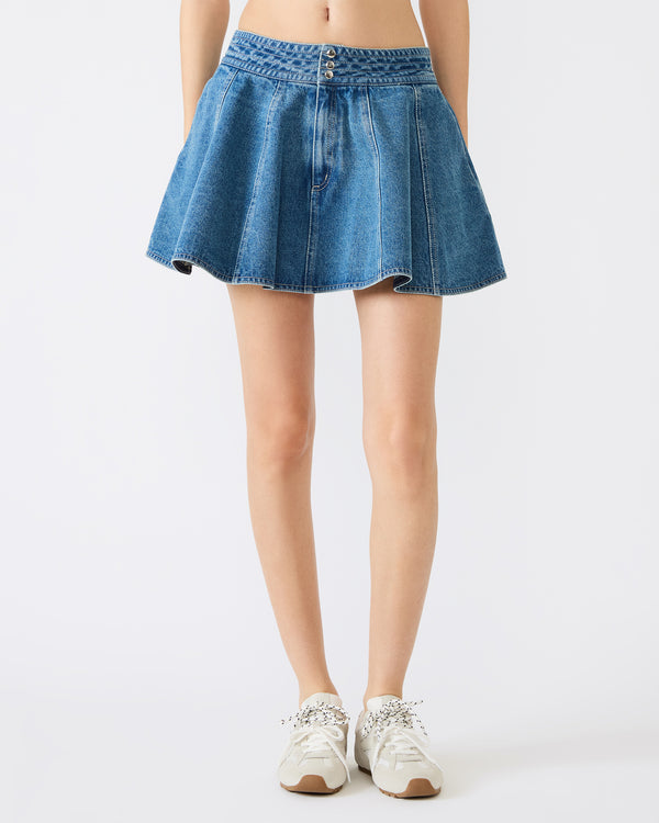 Steve Madden Lilliany Skirt Aruba Blue LILLIANYSKIRT