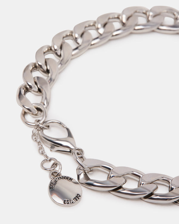 Steve Madden Link Chain Anklet Silver LINKCHAINANKLET