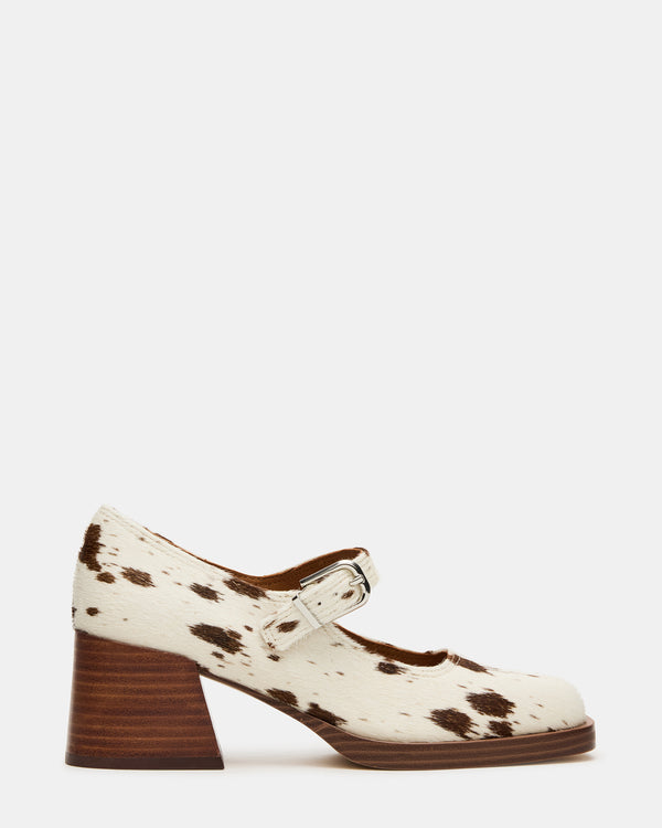 Steve Madden Lisbon Brown Cow Print LISBONBROWNCOWPRINT