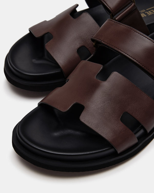 Steve Madden Maiven Brown Leather MAIVEN MEN'S SHOES