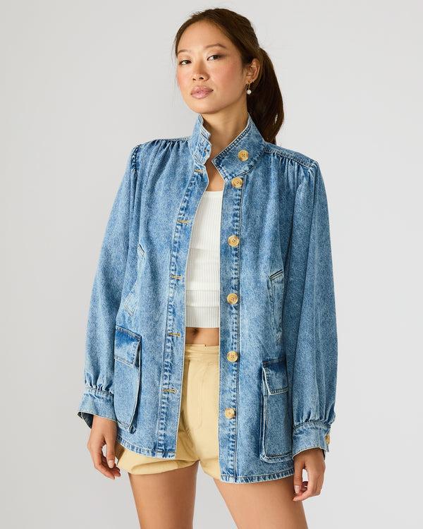 Steve Madden Marceline Denim Jacket Forever Blue MARCELINEDENIMJACKET