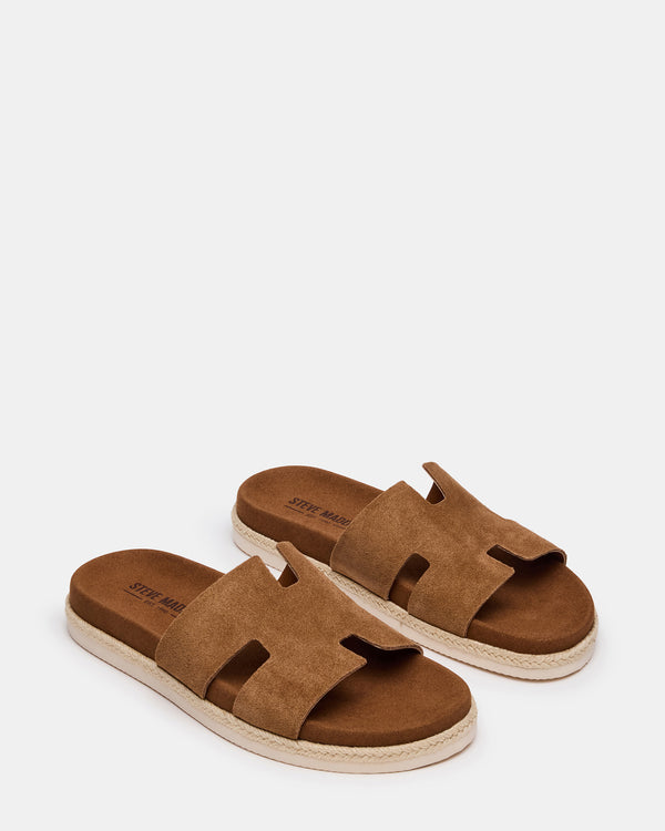 Steve Madden Merrick Cognac Suede MERRICK MEN'S SHOES