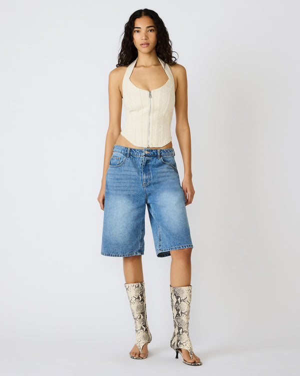 Steve Madden Natasha Corset Top Natural NATASHACORSETTOP