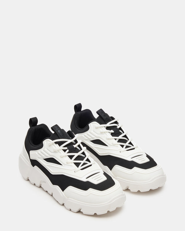 Steve Madden Pace Black/white PACEBLACK/WHITE MEN'S SHOES