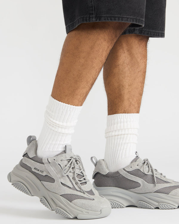 Steve Madden Possess Grey Suede POSSESS MEN'S SHOES