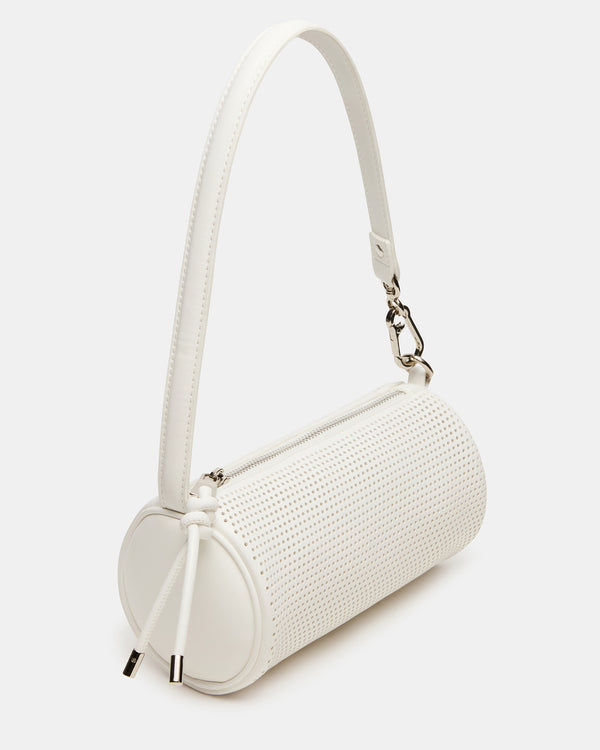 Steve Madden Priya Perforated Bag White PRIYAPERFORATEDBAG