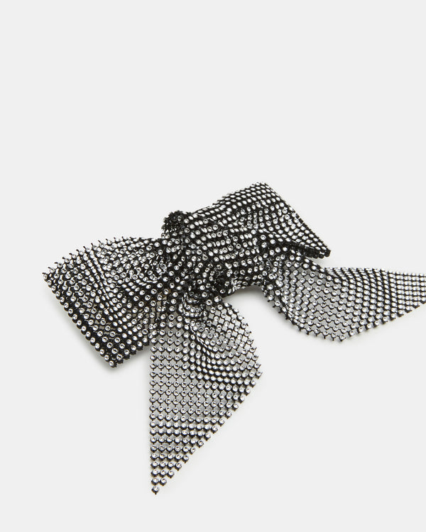 Steve Madden Rhinestone Mesh Hair Bow Black/silver RHINESTONEMESHHAIRBOWBLACK/SILVER
