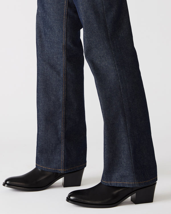 Steve Madden Richie Black Leather RICHIE MEN'S SHOES