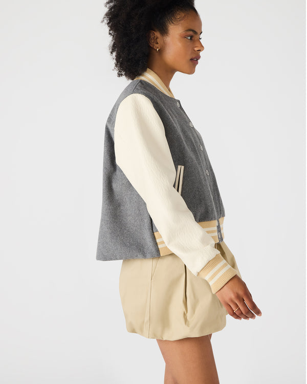 Steve Madden Rooney Jacket Heather Grey ROONEYJACKET