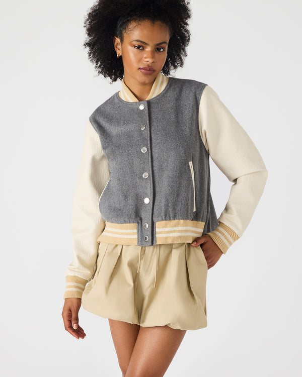 Steve Madden Rooney Jacket Heather Grey ROONEYJACKET