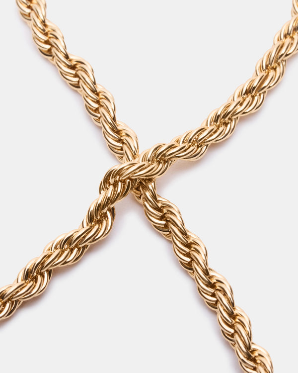 Steve Madden Rope Chain Anklet Gold ROPECHAINANKLET