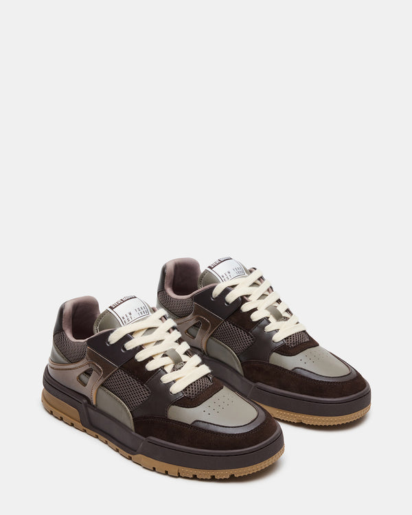 Steve Madden Sanchez Brown Multi SANCHEZ MEN'S SHOES