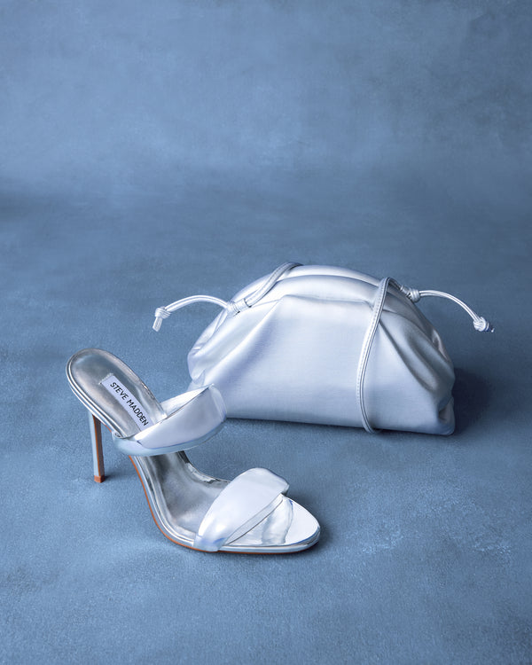 Steve Madden Saturn Heel And Hailee Bag Silver Bundle SATURNHEELANDHAILEEBAGSILVERBUNDLE