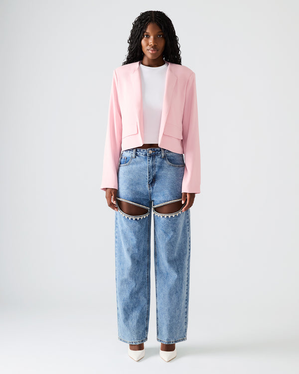 Steve Madden Serenea Blazer Powder Puff SERENEABLAZER