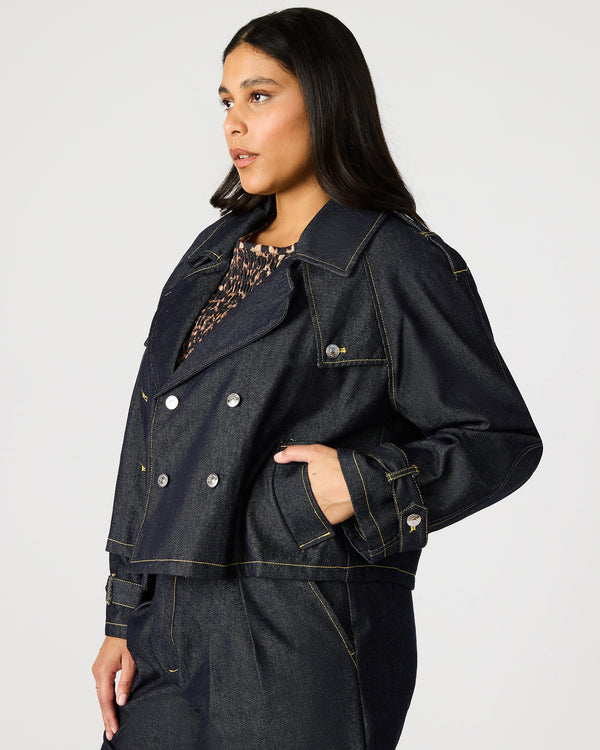 Steve Madden Sirus Denim Jacket Indigo SIRUSDENIMJACKET