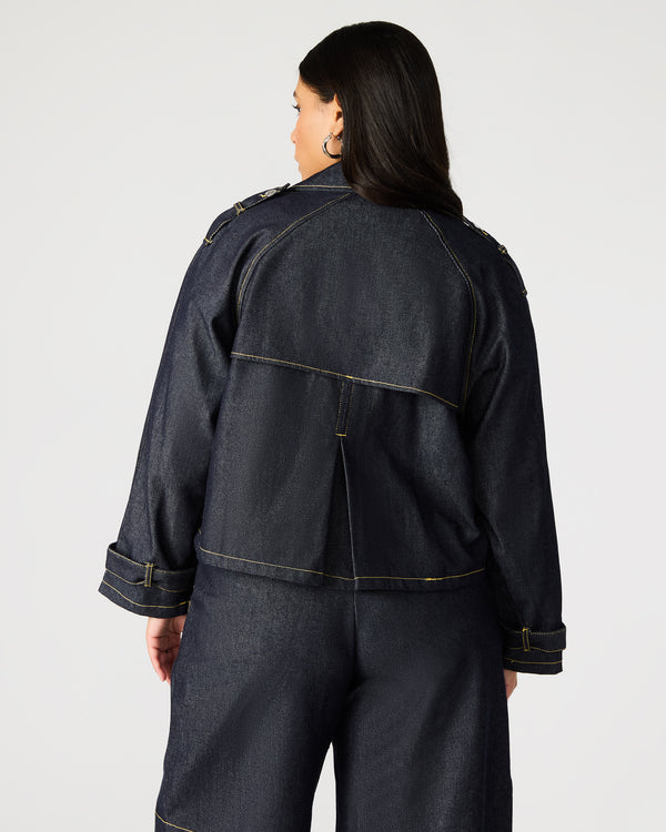 Steve Madden Sirus Denim Jacket Indigo SIRUSDENIMJACKET
