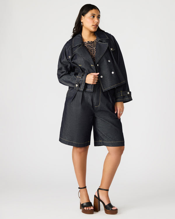 Steve Madden Sirus Denim Jacket Indigo SIRUSDENIMJACKET