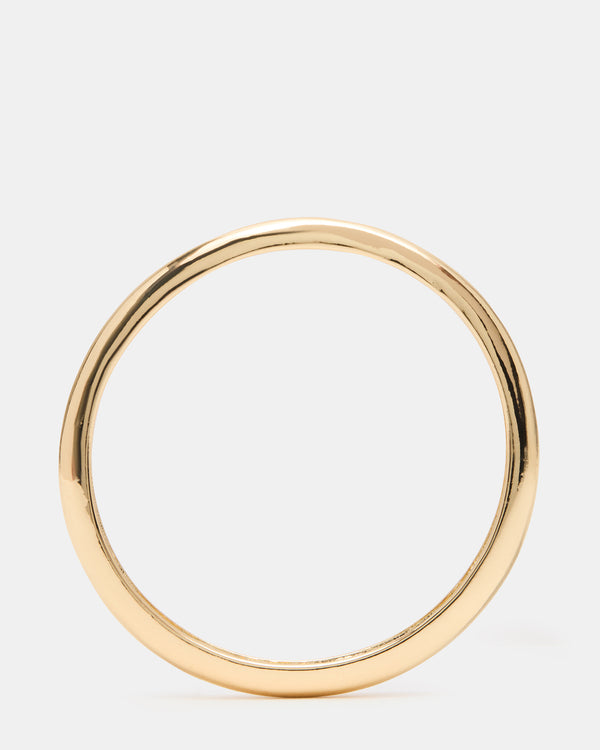 Steve Madden Skinny Bangle Band Bracelet Gold SKINNYBANGLEBANDBRACELET