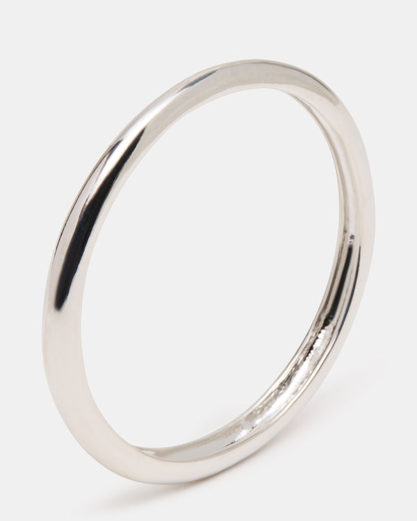 Steve Madden Skinny Bangle Band Bracelet Silver SKINNYBANGLEBANDBRACELET