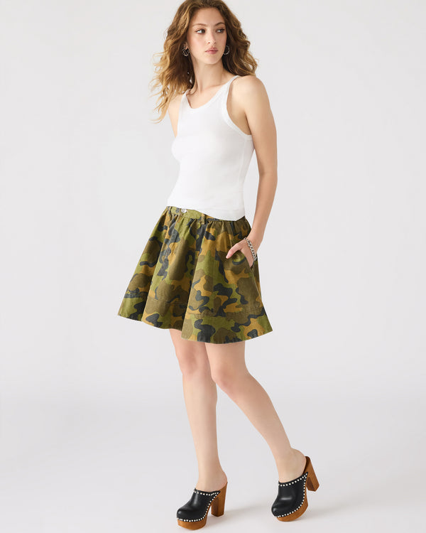 Steve Madden Sloan Skirt Camouflage SLOANSKIRTCAMOUFLAGE