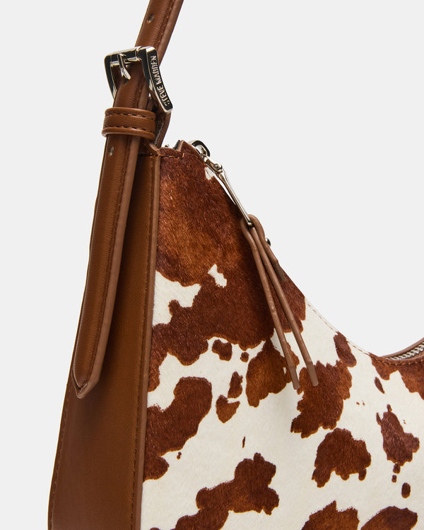 Steve Madden Smith Bag Brown Cow Print SMITHBAGBROWNCOWPRINT