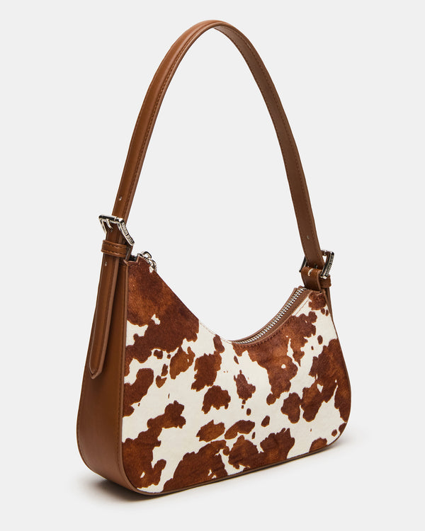 Steve Madden Smith Bag Brown Cow Print SMITHBAGBROWNCOWPRINT