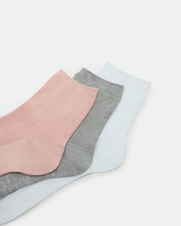 Steve Madden 3 Pack Anklet Socks 3PACKANKLETSOCKS