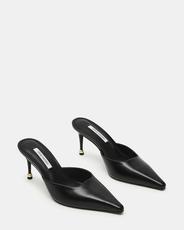 Steve Madden Adeline Black Leather ADELINE