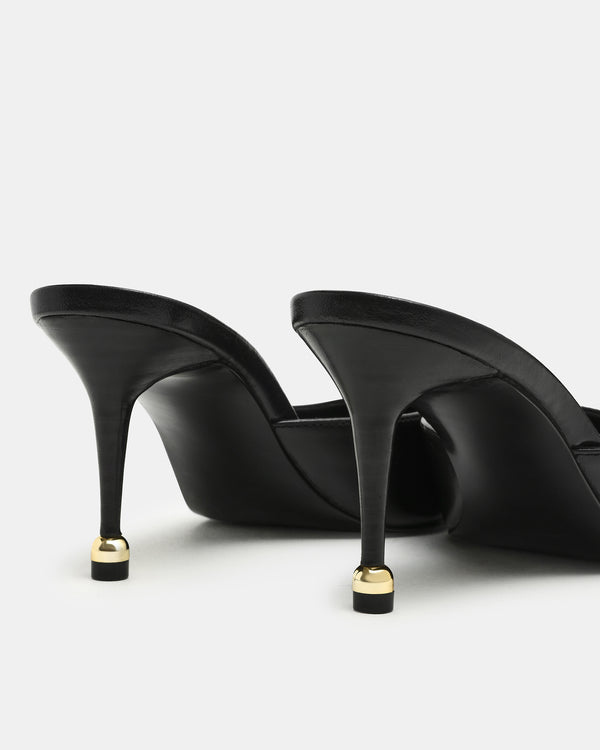 Steve Madden Adeline Black Leather ADELINE