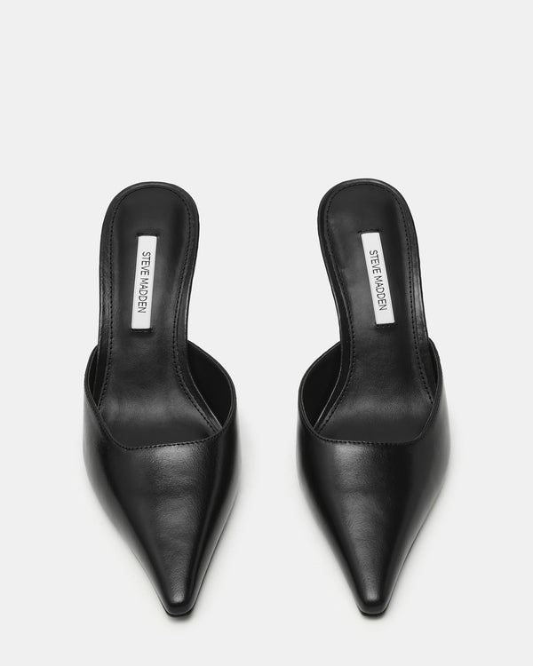 Steve Madden Adeline Black Leather ADELINE