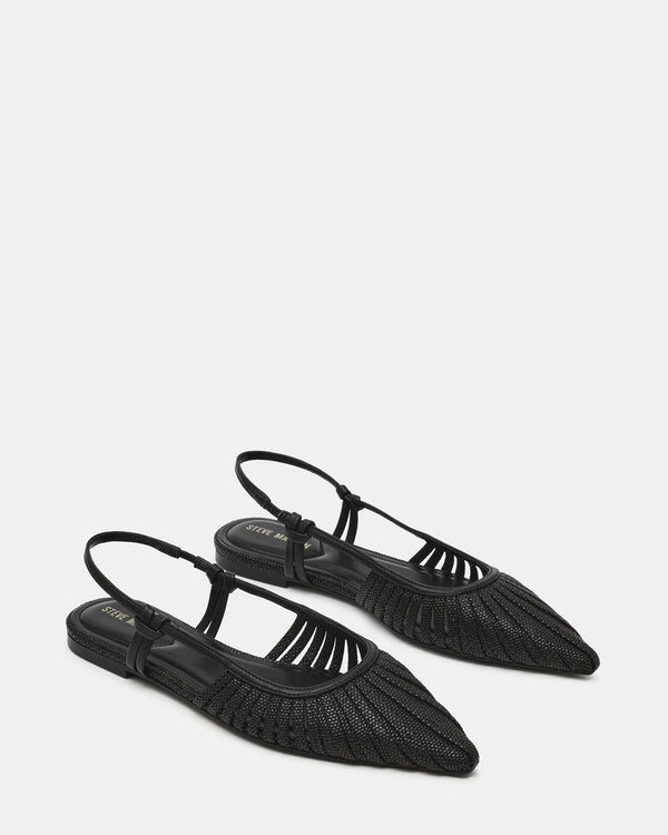 Steve Madden Alandria Black Raffia ALANDRIA