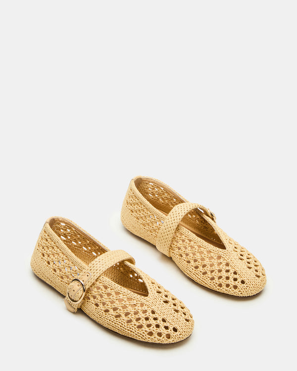 Steve Madden Alara Natural Raffia