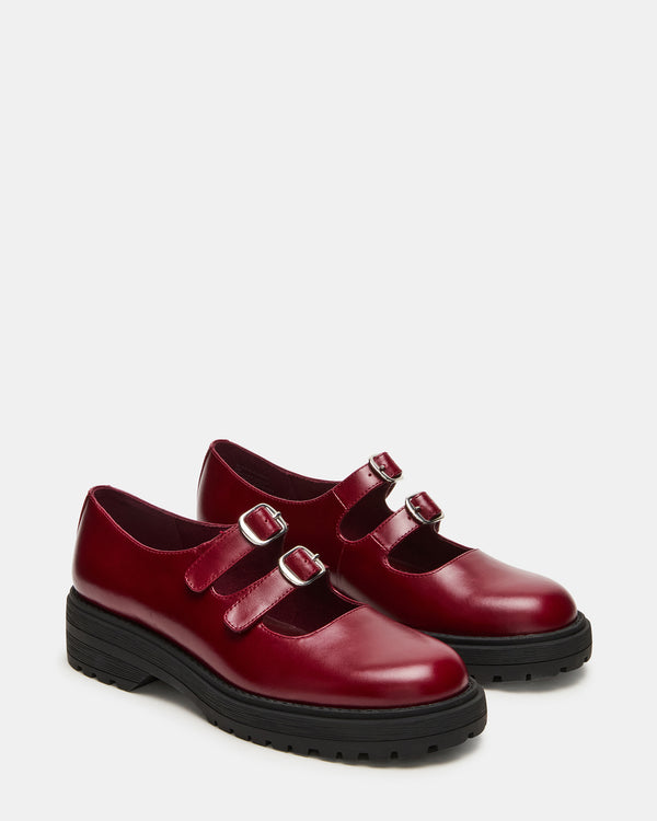 Steve Madden Alba Burgundy Leather ALBA