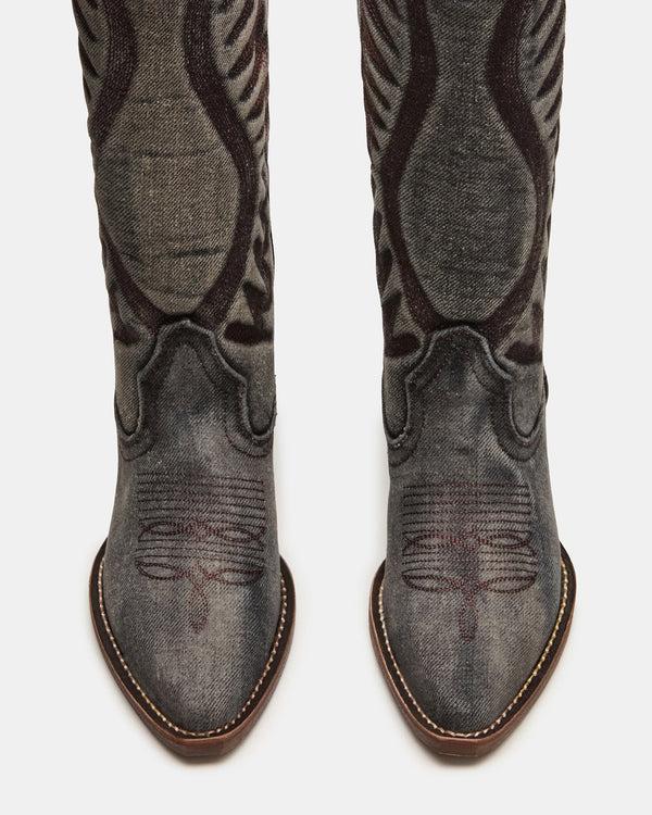 Steve Madden Albany Black Denim ALBANYDENIM