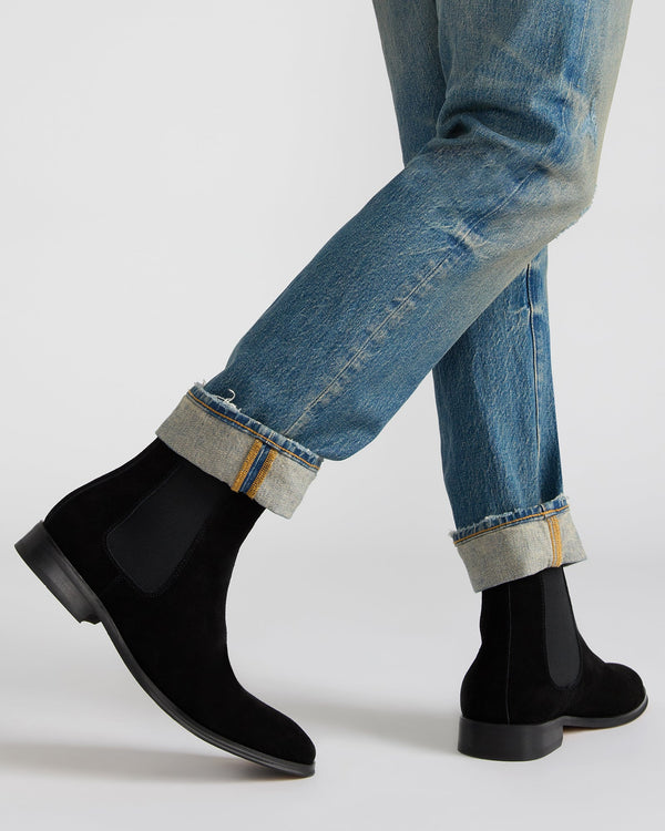 Steve Madden Aldair Black Suede