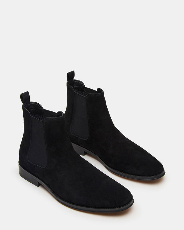 Steve Madden Aldair Black Suede