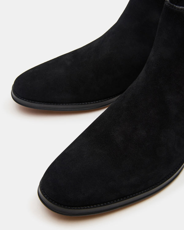 Steve Madden Aldair Black Suede