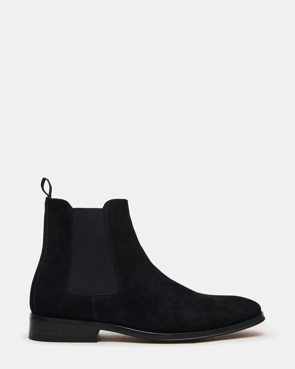 Steve Madden Aldair Black Suede
